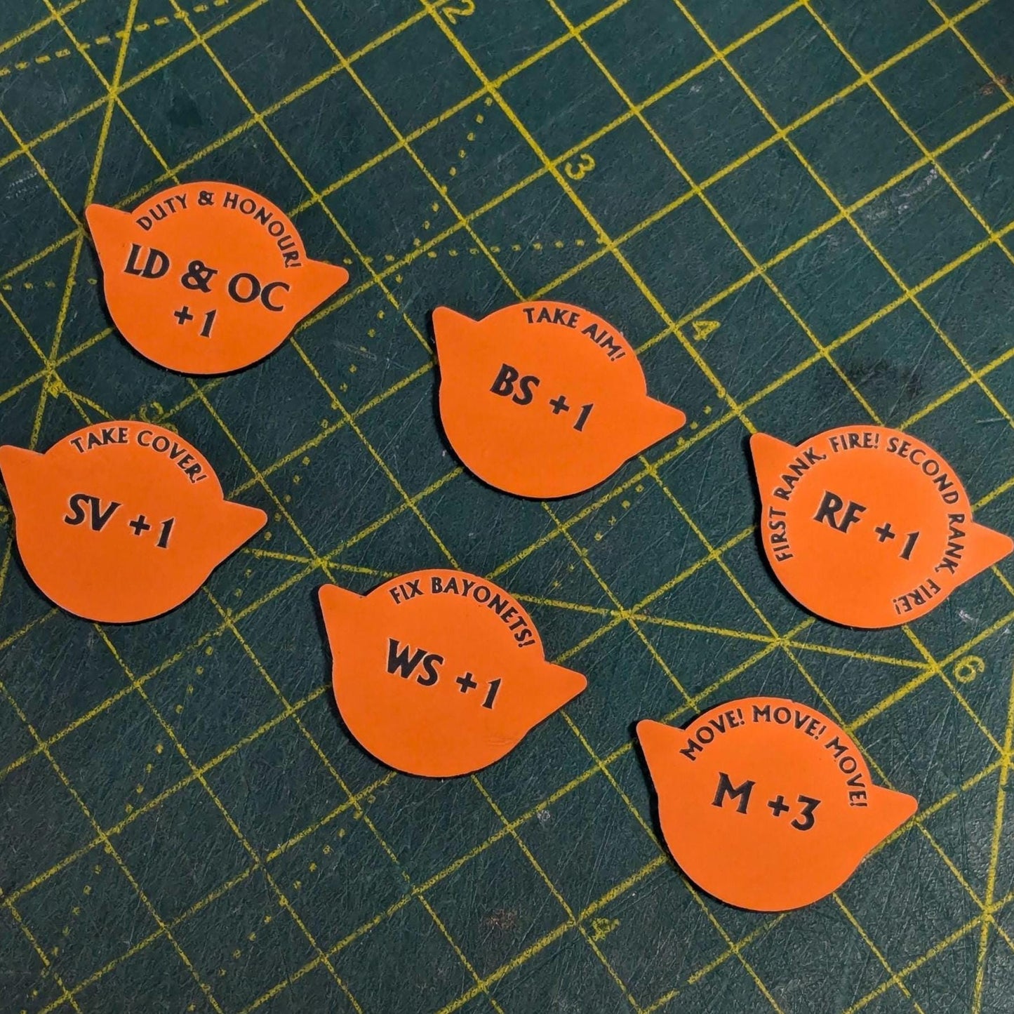 WH40K Voice of Command Tokens - Astra Militarum - WH40K 10th Edition