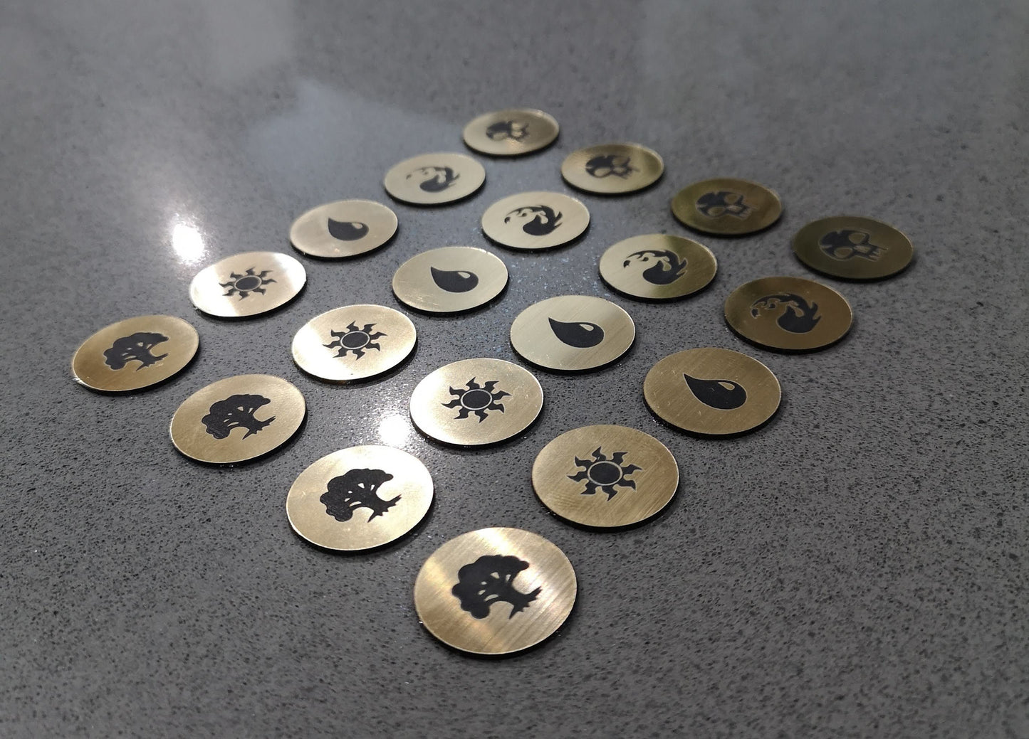 Magic the Gathering - Set of 5 or 6 Mana Tokens