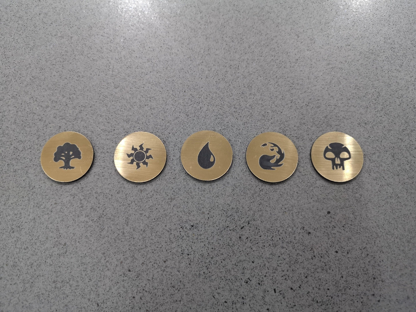 Magic the Gathering - Set of 5 or 6 Mana Tokens