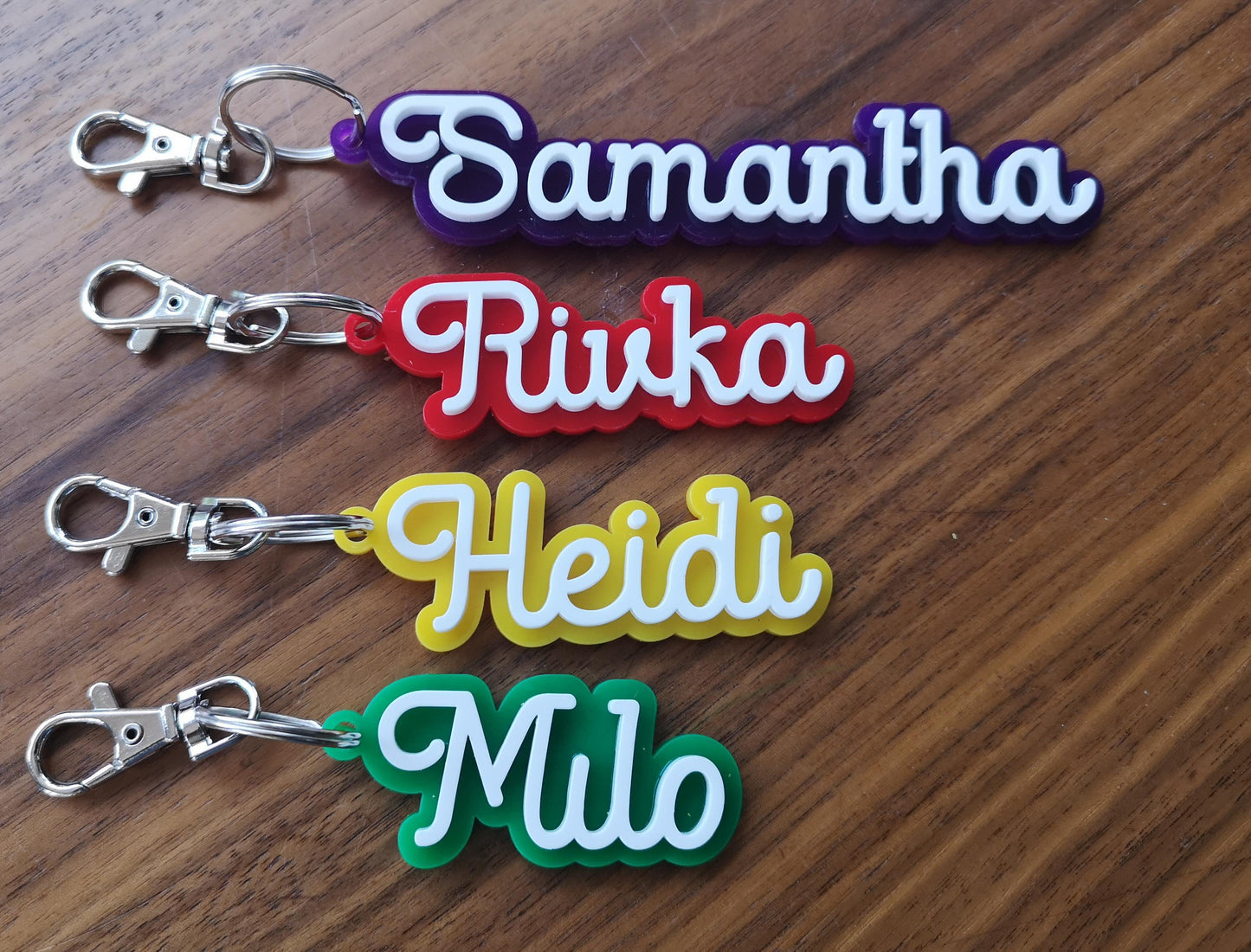 Personalised Name Keychain/Backpack tag/Lunchbox tag