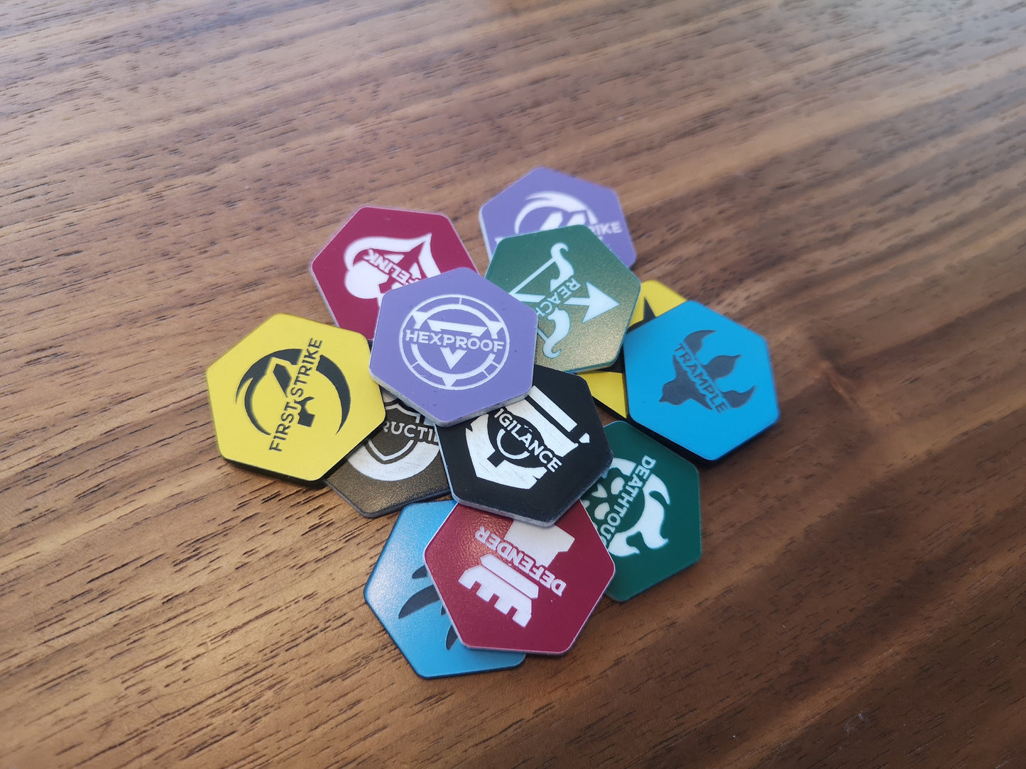 Magic the Gathering - Set of 12 Keyword Tokens without Keywords