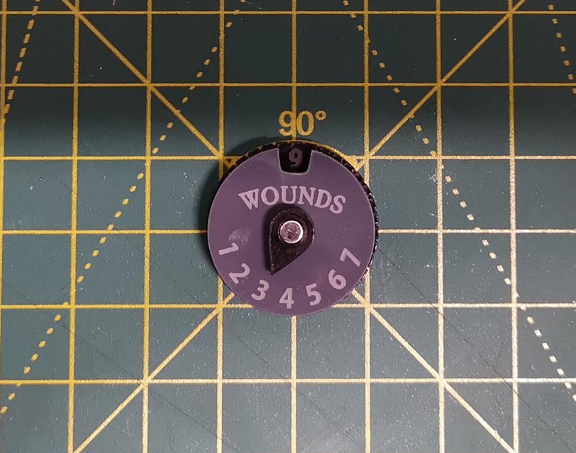 Wound Counter Dials (0-79) Set of 2 - WH40K, Magic the Gathering and Dungeons and Dragons