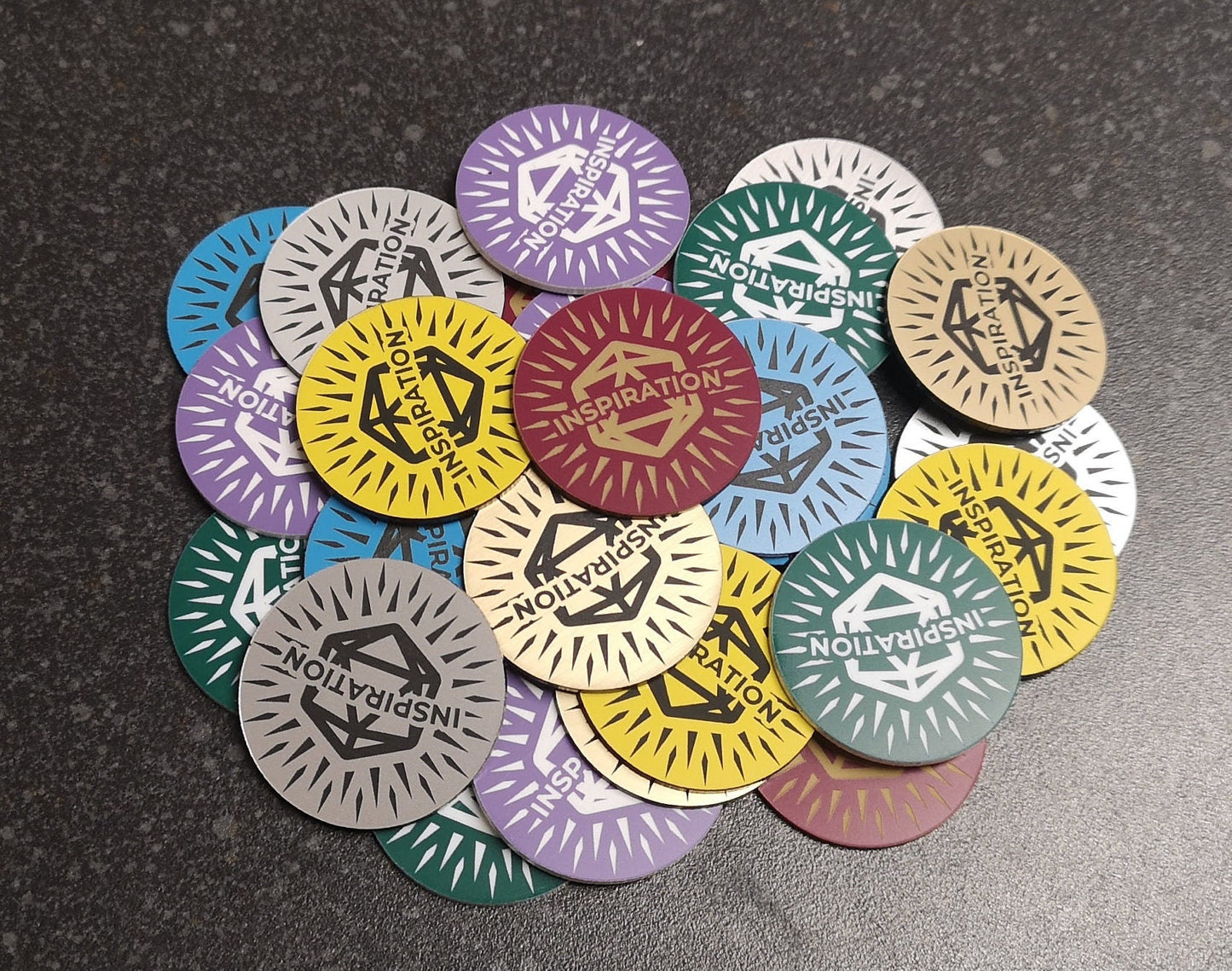 D&D Inspiration Tokens - Dungeons and Dragons