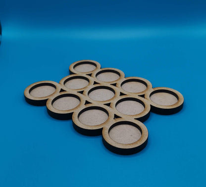 Movement Trays - 25mm and 32mm diameter. Acrylic Movement Tray - Multiple configurations