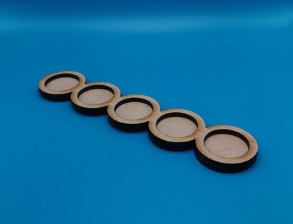 Movement Trays - 25mm and 32mm diameter. Acrylic Movement Tray - Multiple configurations