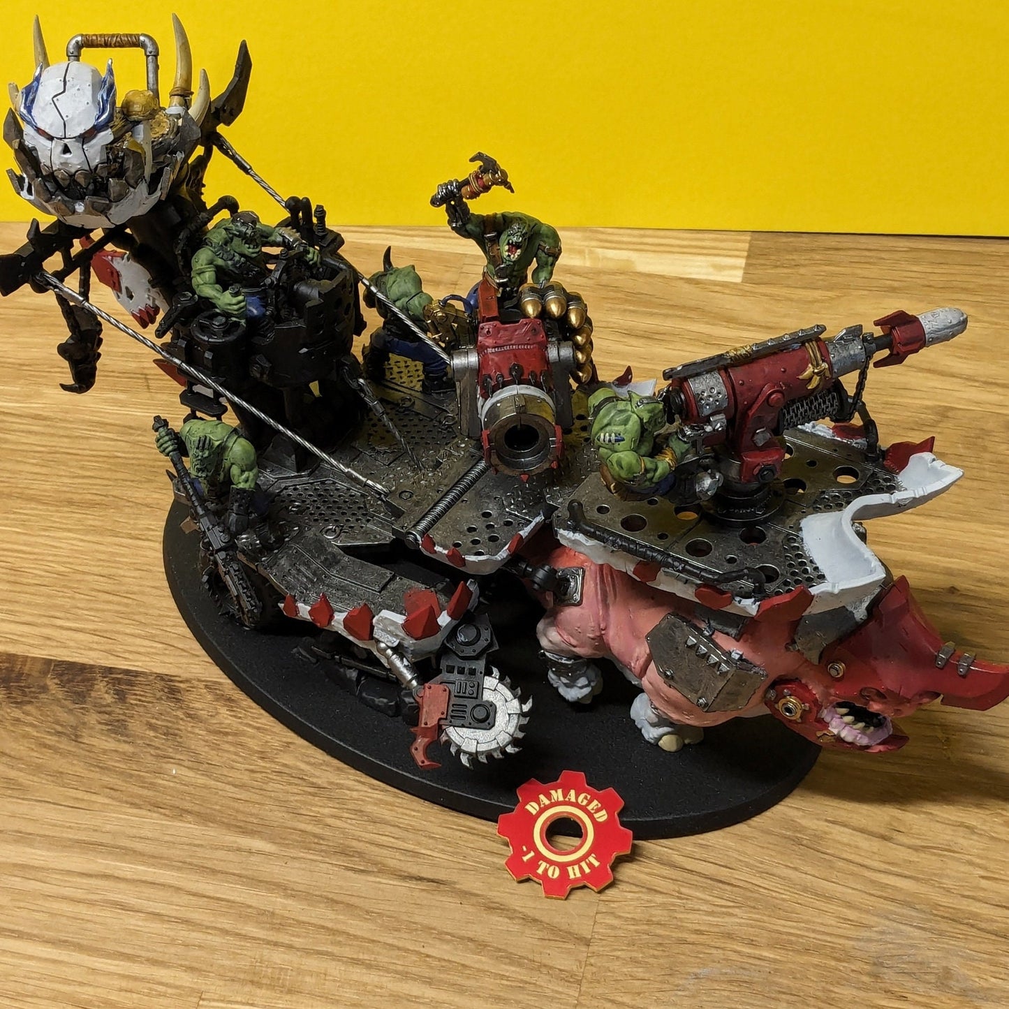 WH40K Damaged Vehicle/Monster Token - Set of 5 - WH40K 10th Edition