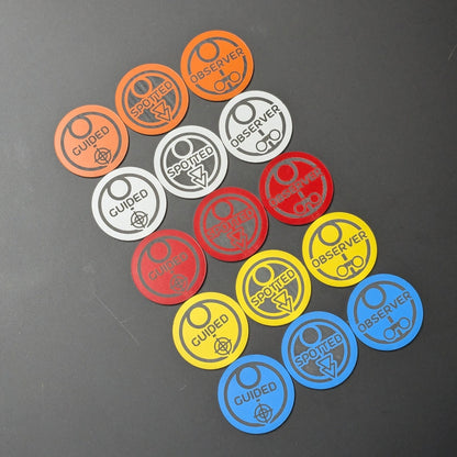 WH40K Tau Spotted, Observer and Guided Tokens - Greater Good Tokens - Sets of 5 or 10