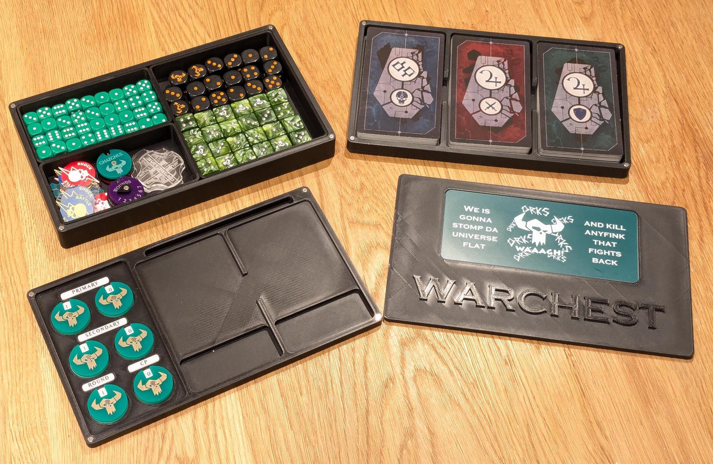 The WARCHEST - WH40K Battle Deck Storage - Custom Faction - WH40K 10th Edition