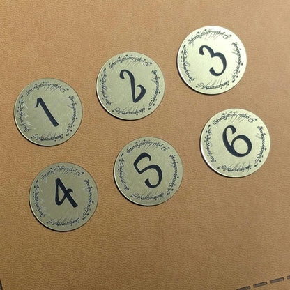 Middle Earth Strategy Battle Objective Markers - Set of 6 - 25mm or 40mm Objective Tokens