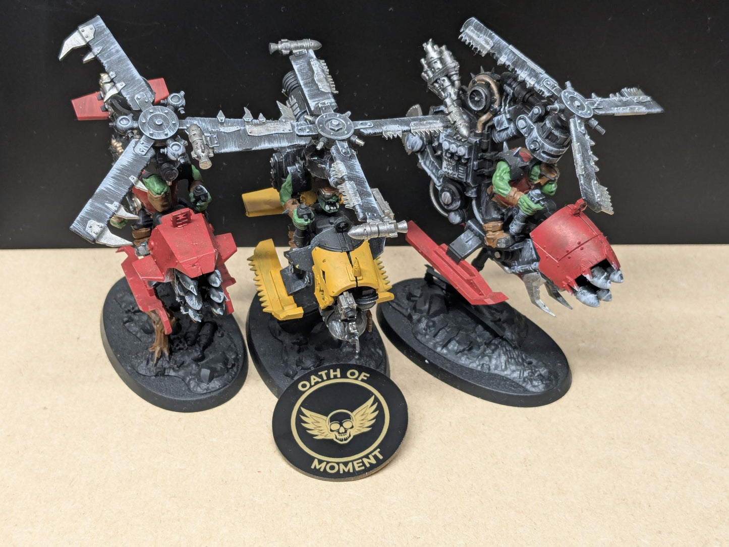 Custom Oath of Moment Token for use with WH40K 10th Edition