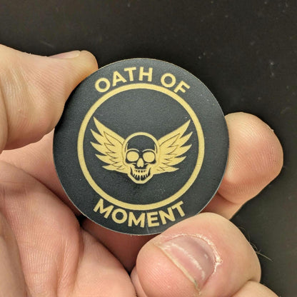 Custom Oath of Moment Token for use with WH40K 10th Edition