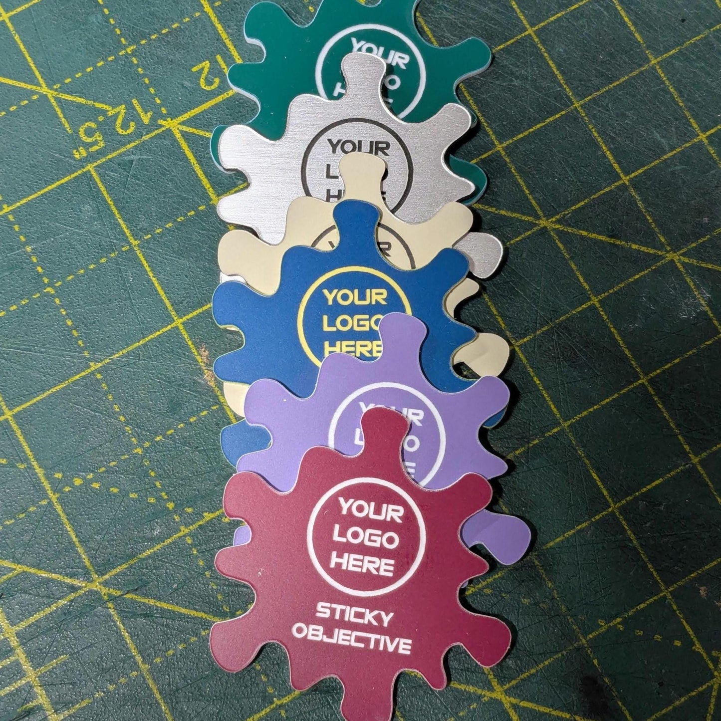 Customisable WH40K Sticky Objective Token 10th Edition - Set of 5
