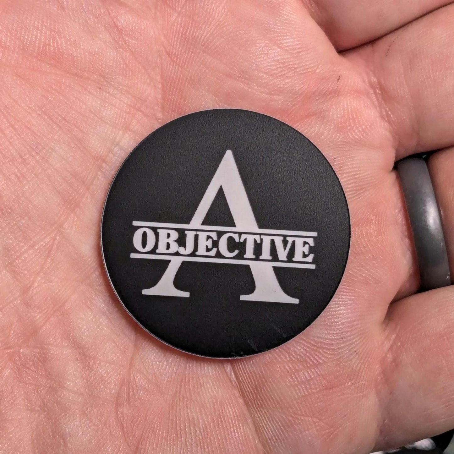 Alpha and Omega Objective Tokens - Ideal for use with WH40K 10th Edition - Chapter Approved