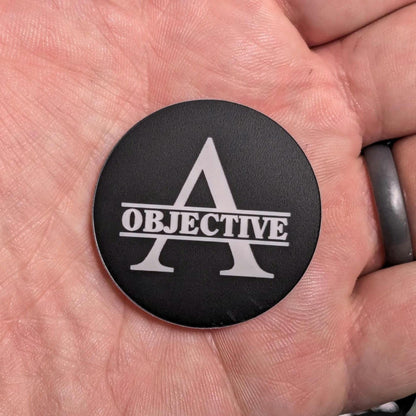 Alpha and Omega Objective Tokens - Ideal for use with WH40K 10th Edition - Chapter Approved