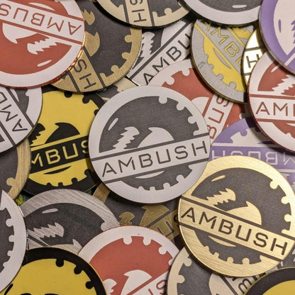 WH40K Ambush Tokens - 5 Token Set - Genestealer Cult - WH40K 10th Edition