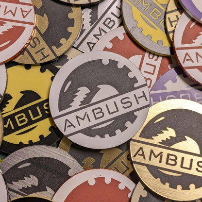 WH40K Ambush Tokens - 5 Token Set - Genestealer Cult - WH40K 10th Edition