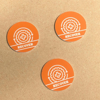 WH40K Mission Tokens Set with Case: Primary & Secondary Objective Markers