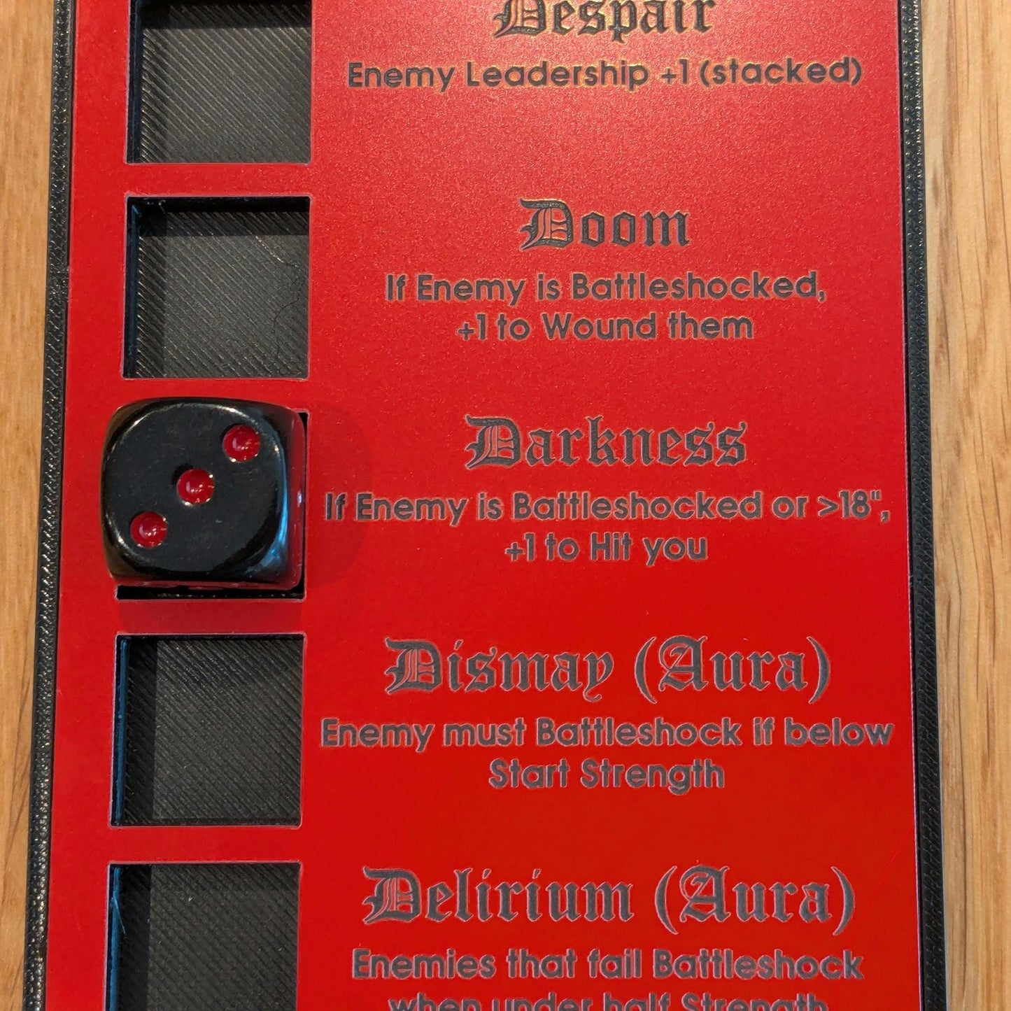 Harbingers of Dread Tracker for use with WH40K 10th Edition