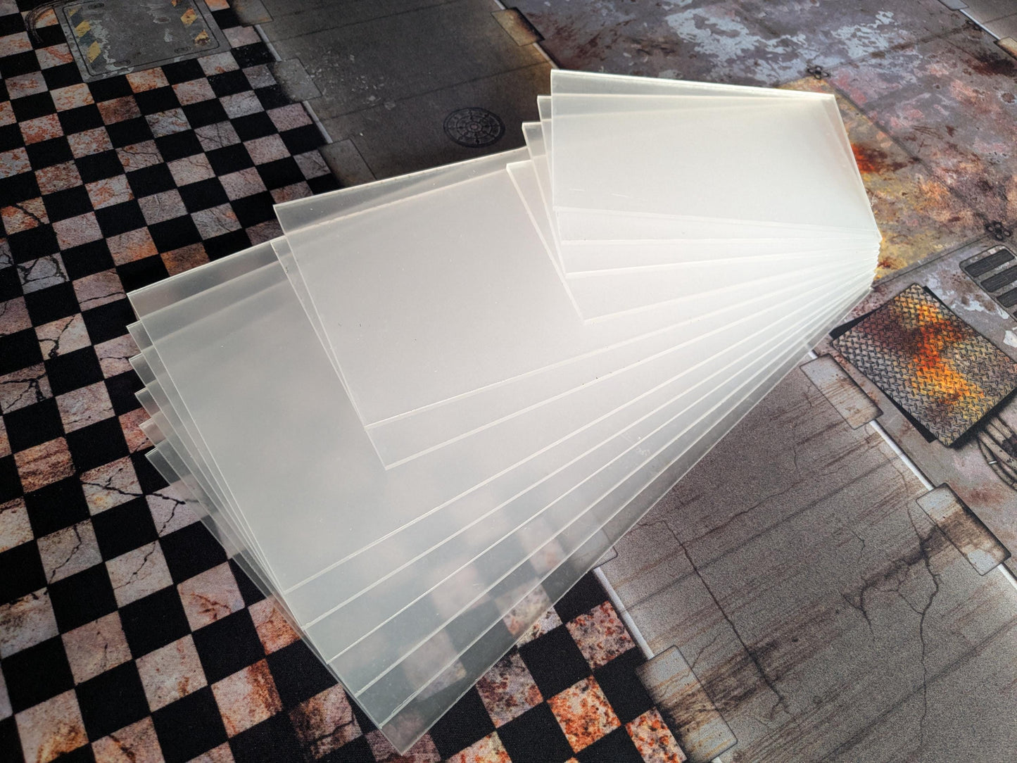 Clear Acrylic Terrain Footprints: GW Terrain, WH40K 10th Edition, Competitive Play