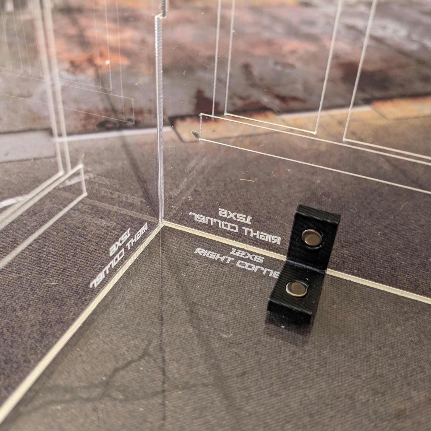 Clear Acrylic Terrain Set - GW Compliant Terrain - WH40K 10th Edition - Competitive Play