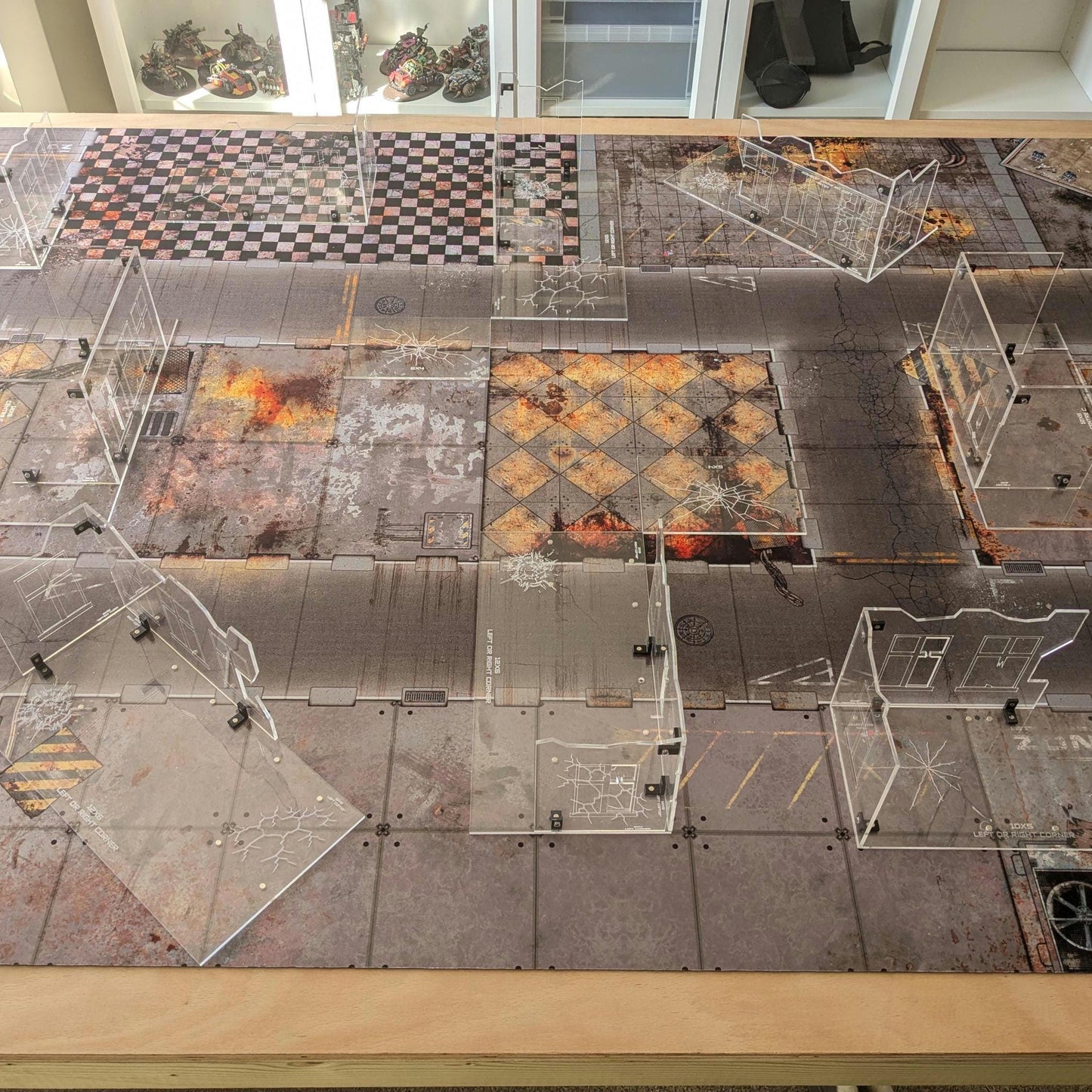 Clear Acrylic Terrain Set - GW Compliant Terrain - WH40K 10th Edition - Competitive Play