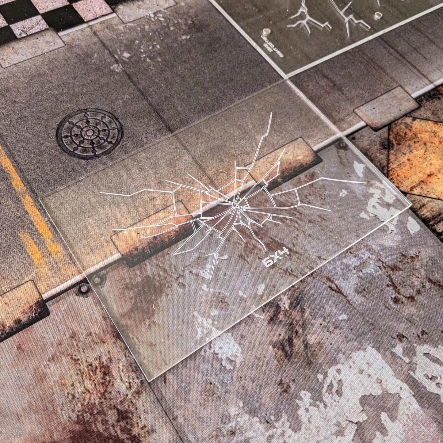 Clear Acrylic Terrain Set - GW Compliant Terrain - WH40K 10th Edition - Competitive Play