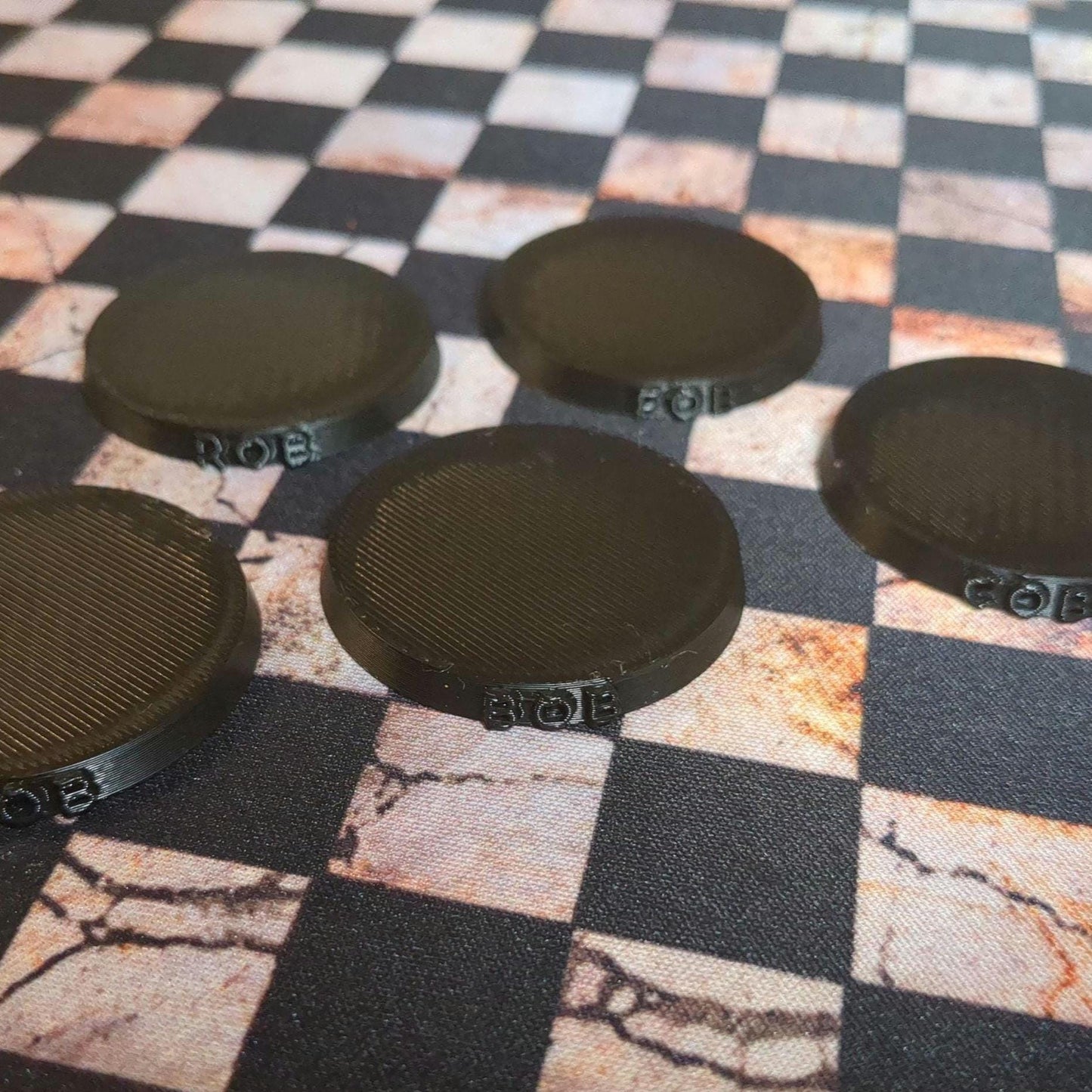 Personalised Named Bases for Miniatures - Multiple Sizes Available