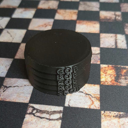 Personalised Named Bases for Miniatures - Multiple Sizes Available