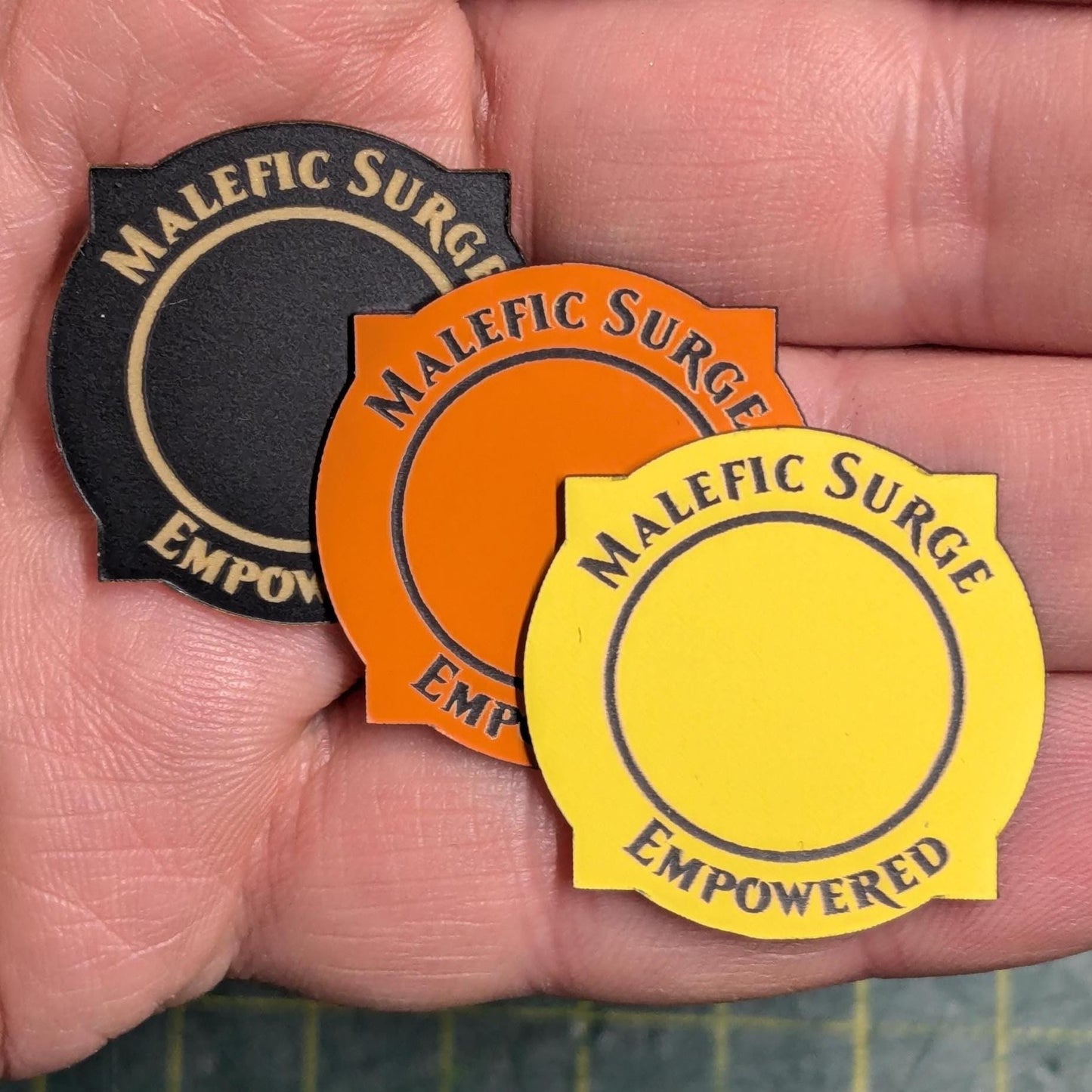 Malefic Surge - Empowered Tokens - Set of 5 or 10 - WH40K 10th Edition