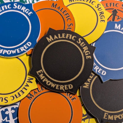 Malefic Surge - Empowered Tokens - Set of 5 or 10 - WH40K 10th Edition