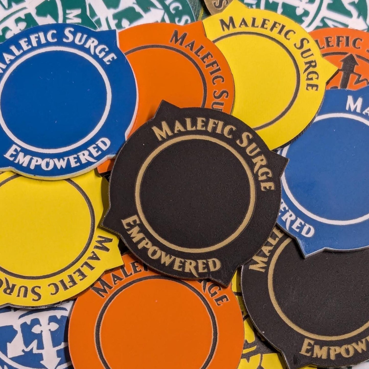 Malefic Surge - Empowered Tokens - Set of 5 or 10 - WH40K 10th Edition