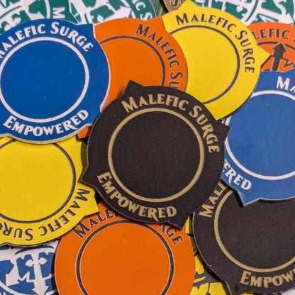 Malefic Surge - Empowered Tokens - Set of 5 or 10 - WH40K 10th Edition