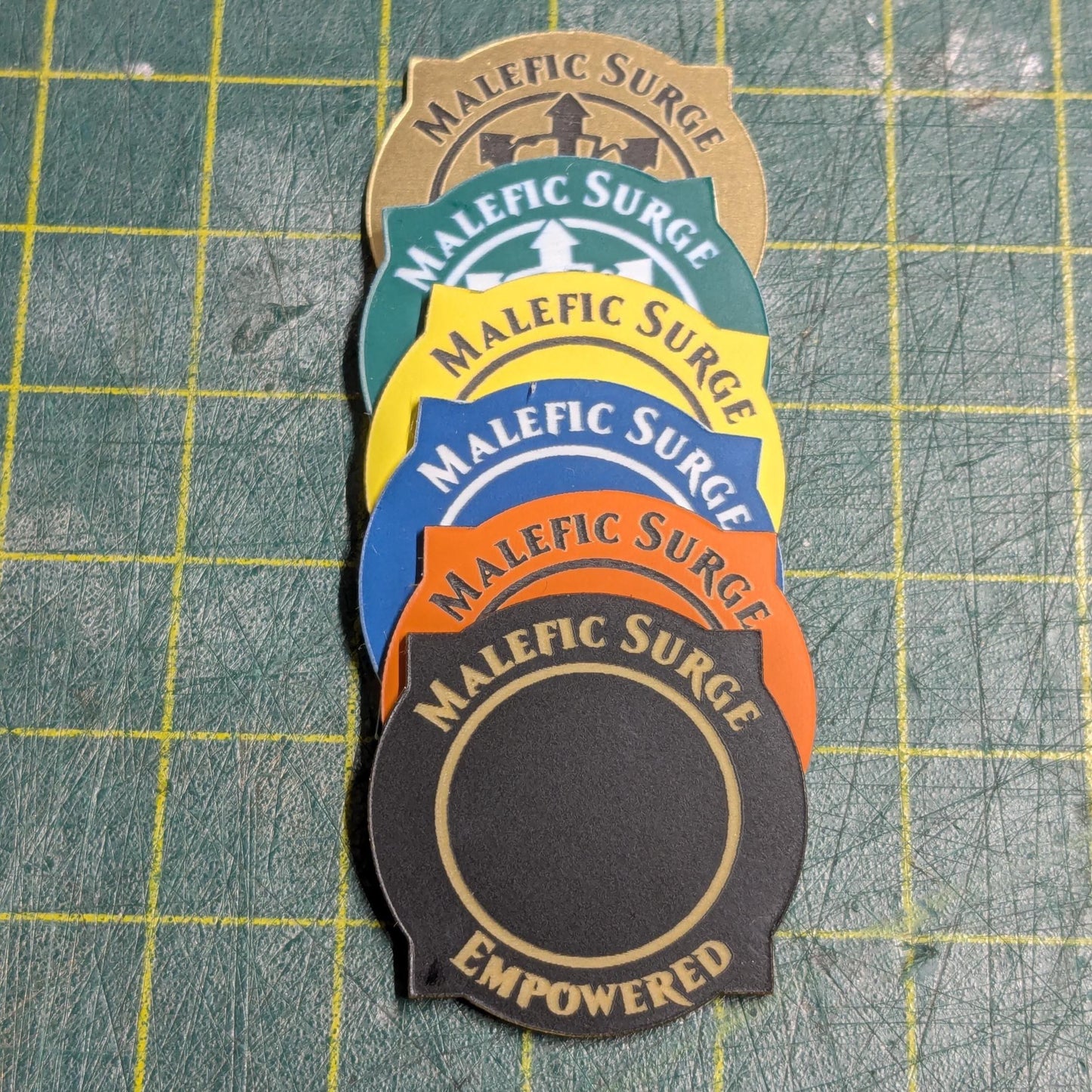 Malefic Surge - Empowered Tokens - Set of 5 or 10 - WH40K 10th Edition