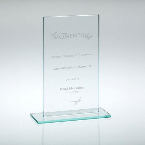Jade Glass Narrow Plaque (4mm Thick) - Personalisable Engraving