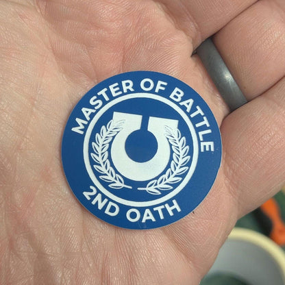 Master of Battle Token for use with WH40K 10th Edition