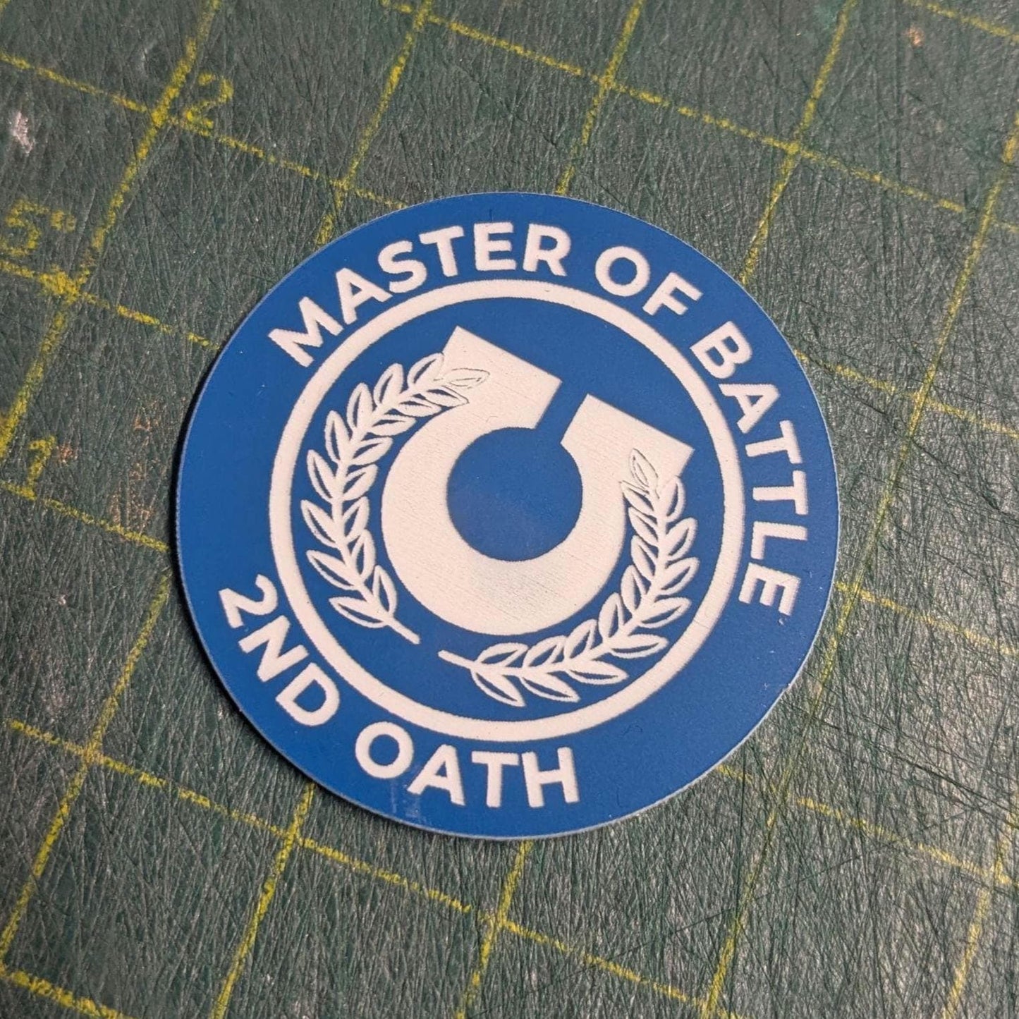 Master of Battle Token for use with WH40K 10th Edition