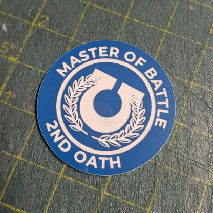 Master of Battle Token for use with WH40K 10th Edition
