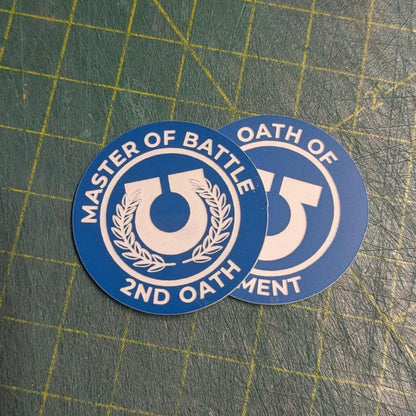 Master of Battle Token for use with WH40K 10th Edition