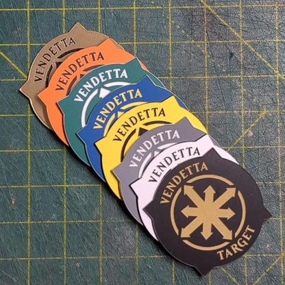 Custom Chaos Vendetta Token for use with WH40K 10th Edition