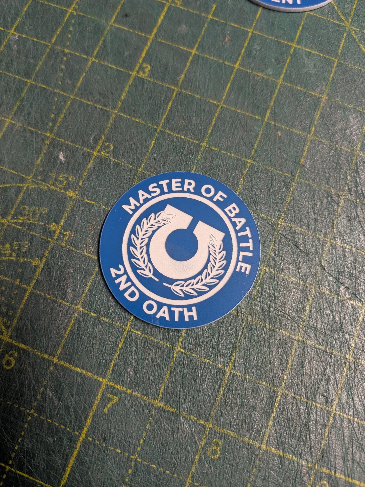 Master of Battle Token for use with WH40K 10th Edition