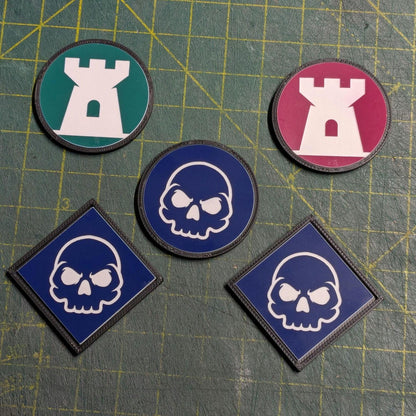 Objective Markers for Buildings - WH40K 11th Edition - Armageddon