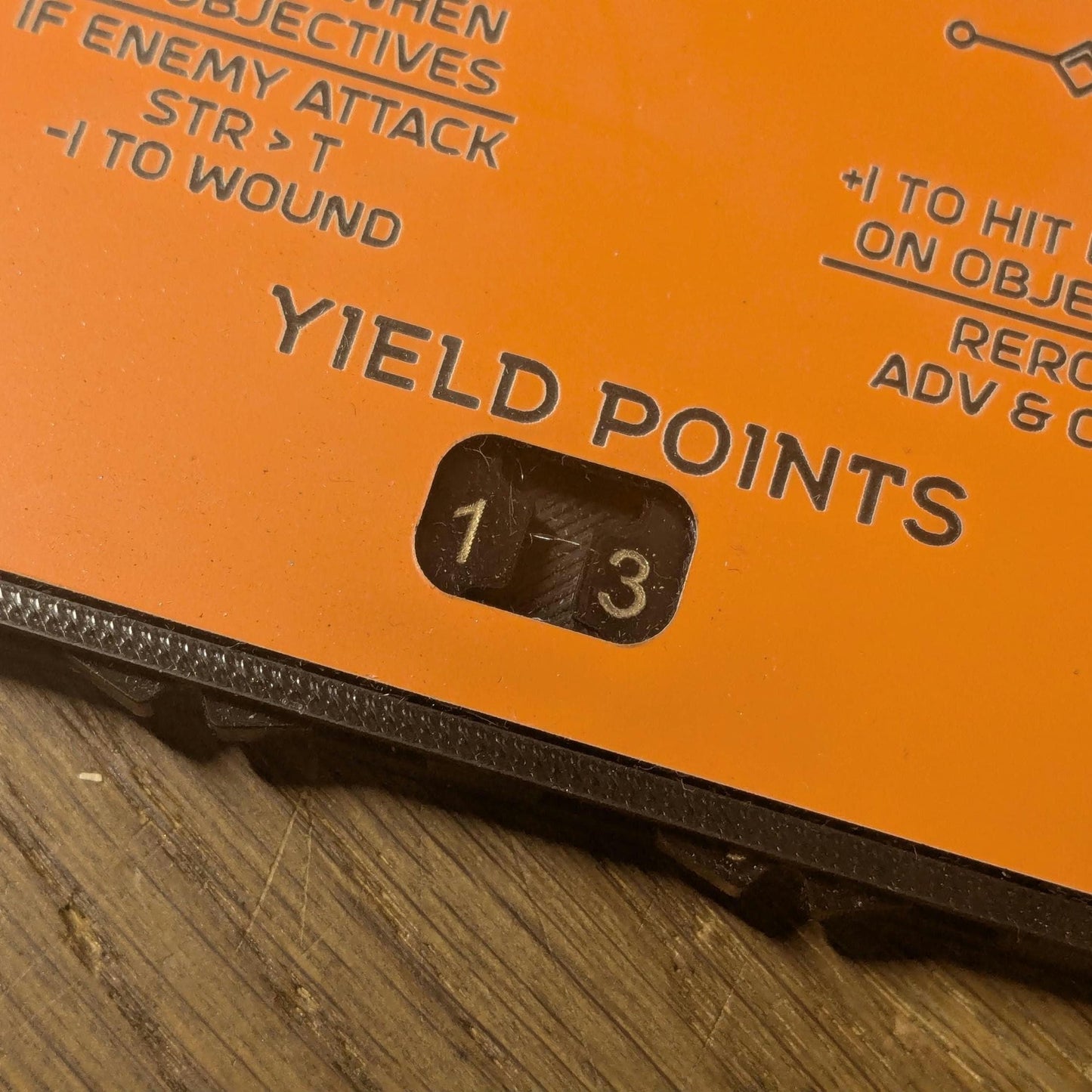 Votann Yield Point Tracker for use with WH40K 11th Edition