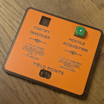 Votann Yield Point Tracker for use with WH40K 11th Edition
