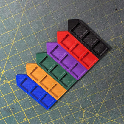 Set of 5 Multi Dice Unit Wound Tracker for use with WH40K 11th Edition