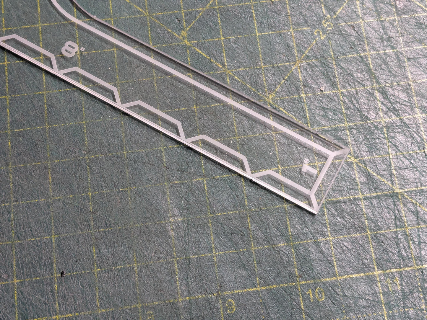 8", 3", 2", 1" Measurement Movement Gauge - Table Top Gaming Accessory
