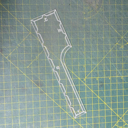 8", 3", 2", 1" Measurement Movement Gauge - Table Top Gaming Accessory