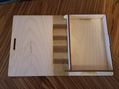 Personalised Plywood Secret Book Box - Laser Cut