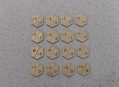 Magic the Gathering - Set of 15 or 12 Power/Toughness Tokens