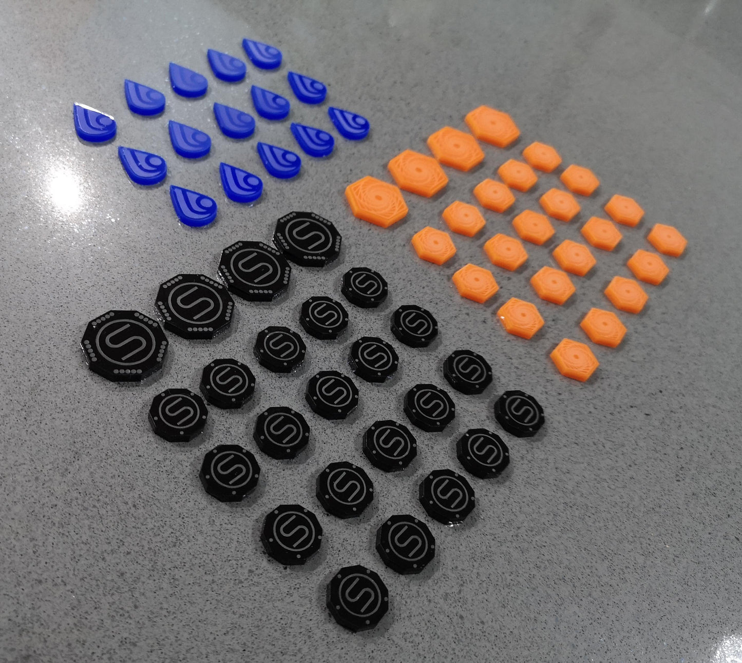 Dune Imperium Compatible Resource Token Set (63 Pieces)