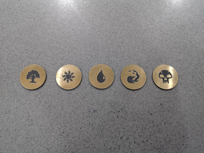 Magic the Gathering - Set of 5 or 6 Mana Tokens